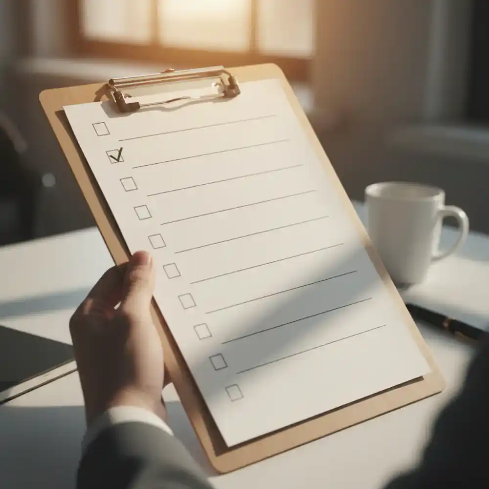 Checklist clipboard