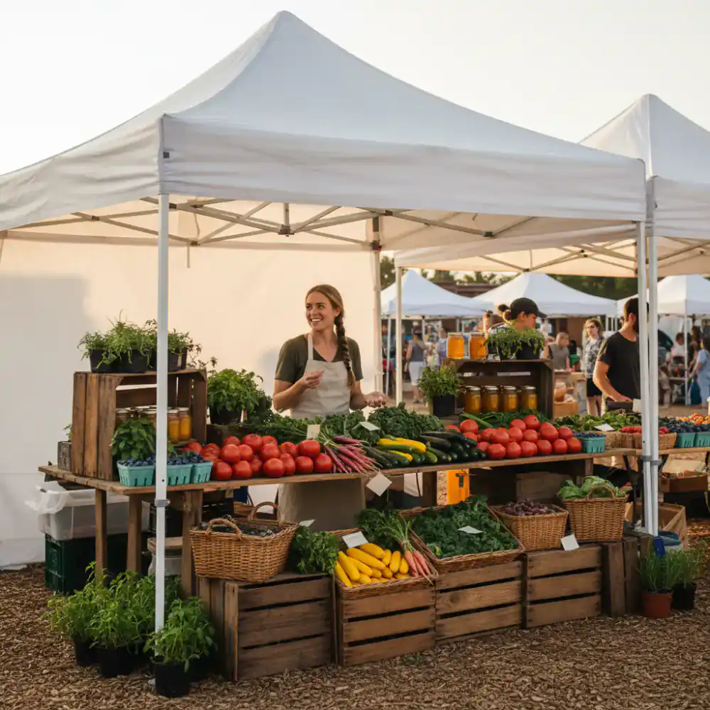 Farmers market stall setup guide