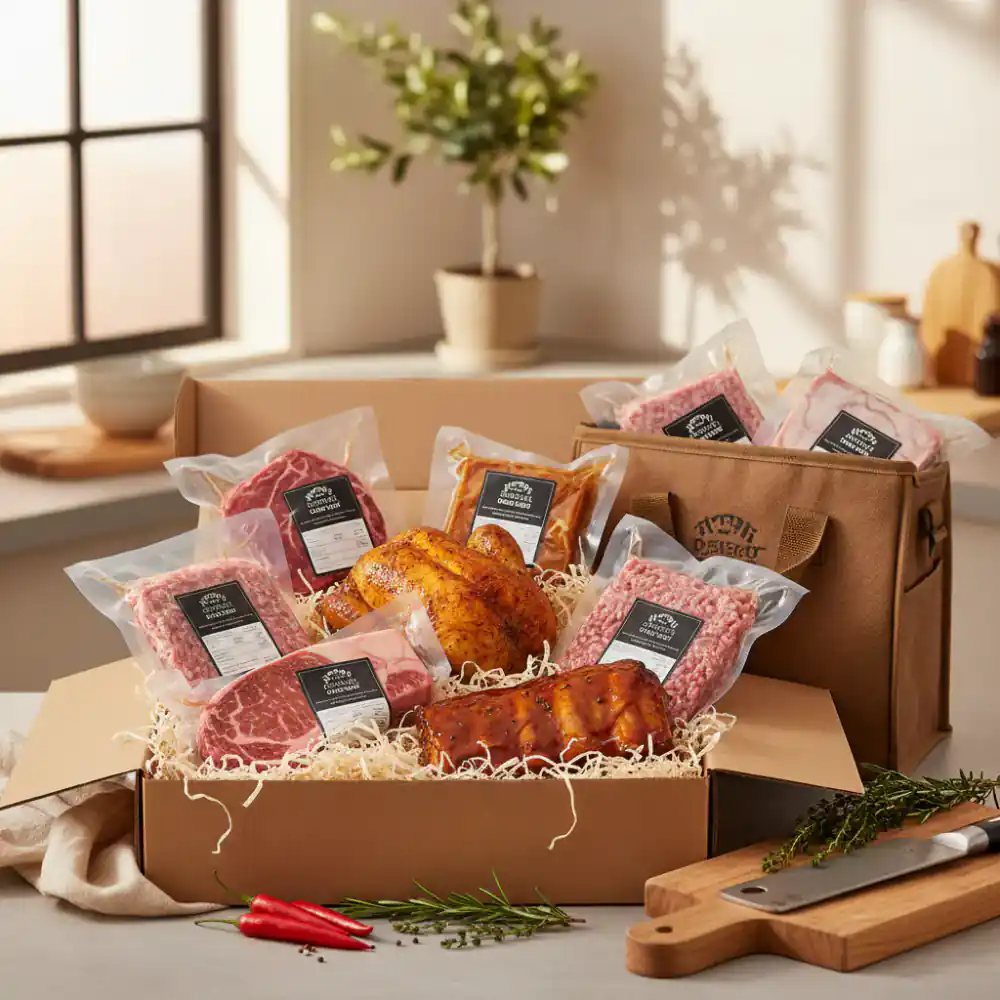 Online meat sales and delivery